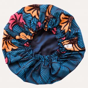 bonnet satin wax élastique OCEAN curly nights