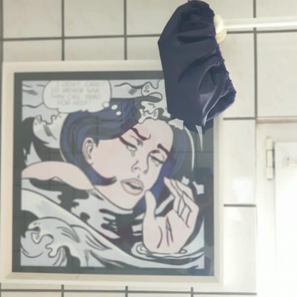 bonnet réversible salle de bains