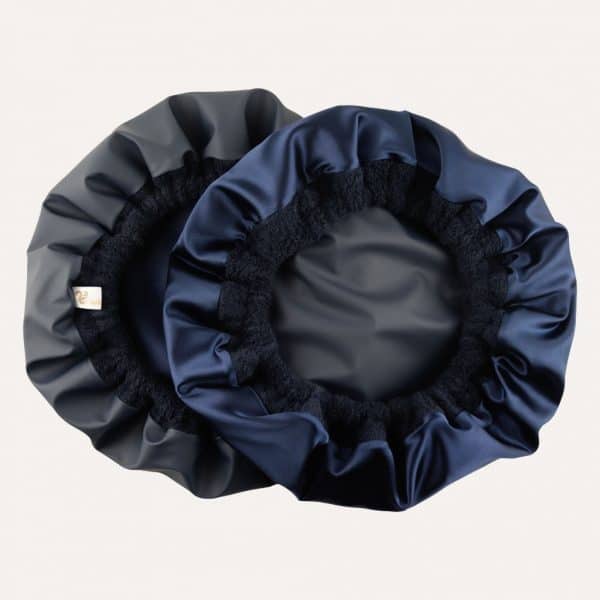 bonnet haarkur wasserabweisend 2 in 1 marine blau curly nights
