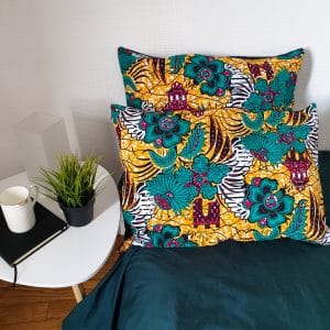 taie d'oreiller satin wax curly nights foret