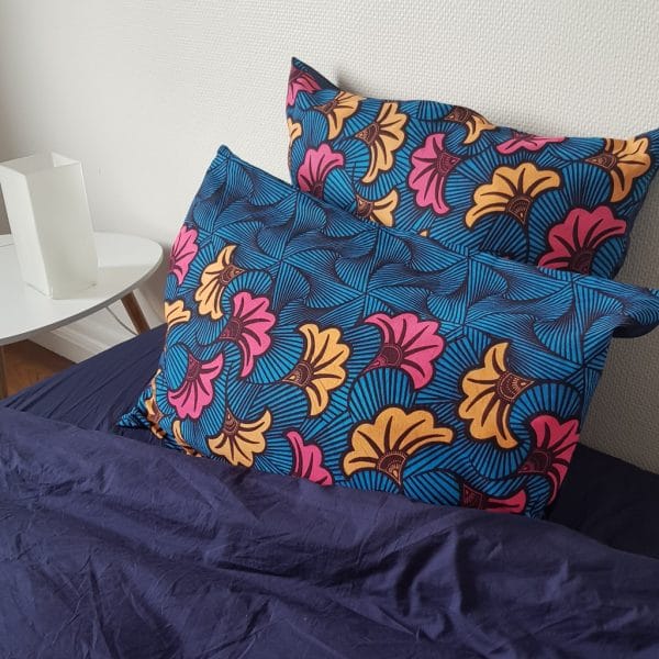 taie d'oreiller satin wax ocean