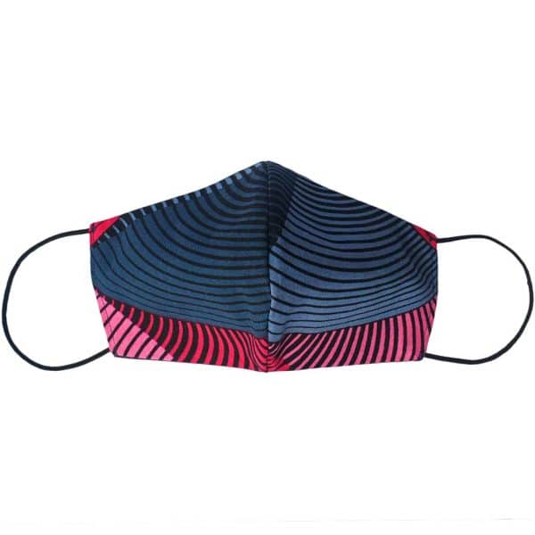 masque anti-projection lavable coton wax coronavirus covid-19 protection visage nez bouche VALENTINE