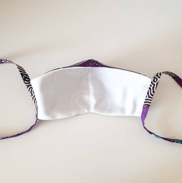 Mund-Nasen-Schutz Maske Wax wiederverwendbar VIOLINE – Bild 5