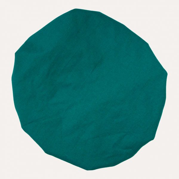 bonnet élastique intérieur satin curly nights vert royal