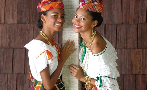 costume traditionnel guadeloupe martinique madras dentelle