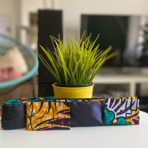 bandeau wax satin fil de fer forêt