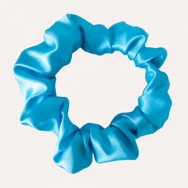 scrunchie xxl satin curly nights lagunenblau