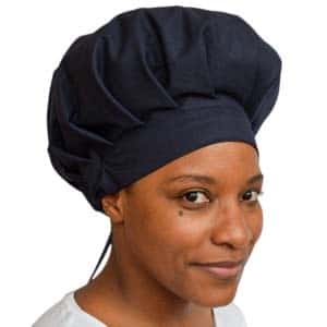 Bonnet de nuit réglable UNI BLEU MARINE