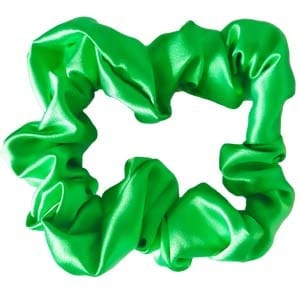 Chouchou satin vert pomme