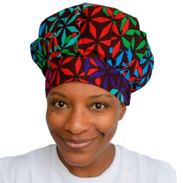bonnet satin wax réglable cheveux bouclés crépus curly nights KALEIDO