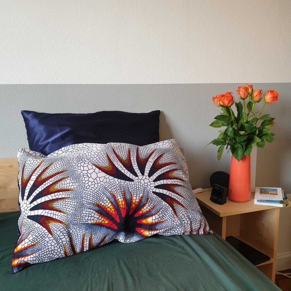 taie d'oreiller wax satin réversible DUNE