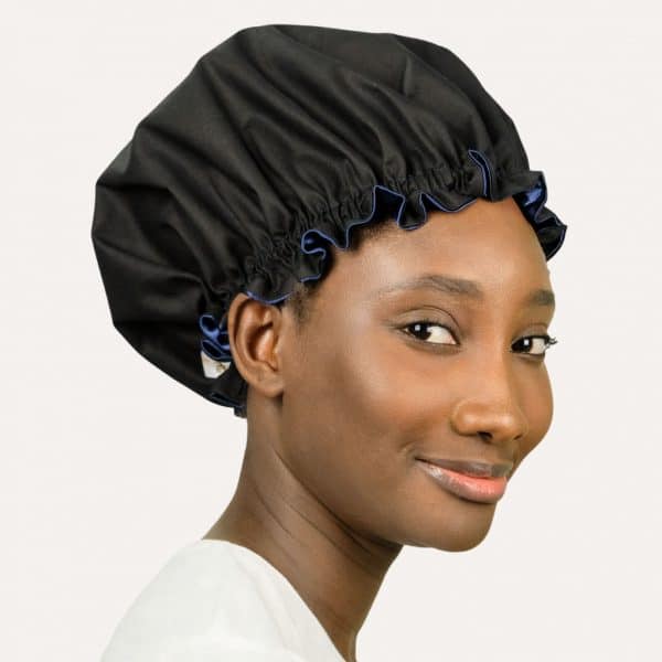 bonnet nuit boucles satin noir curly nights