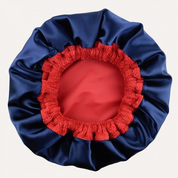 bonnet soins capillaires douche 2-en-1 réversible curly nights