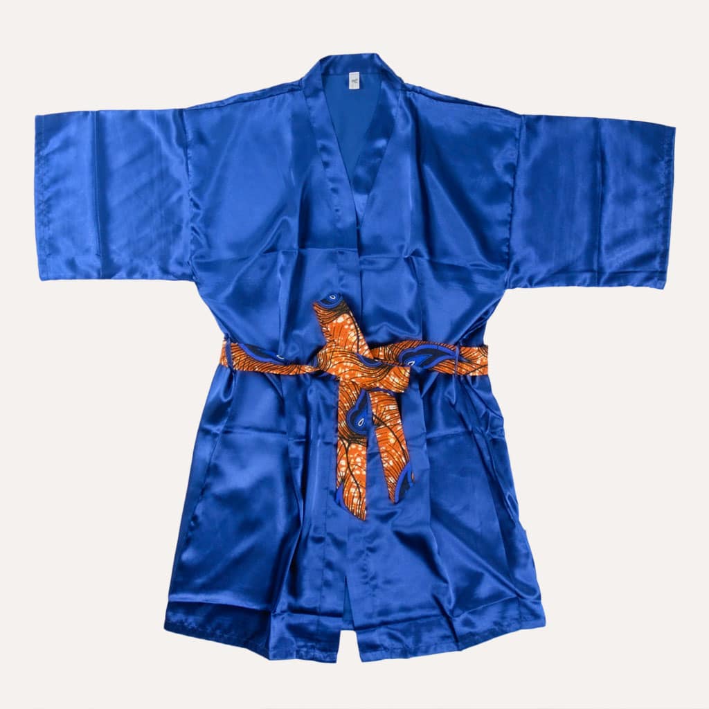 ceinture longue wax PAON D'OR pour kimono, jeans, robe, manteau