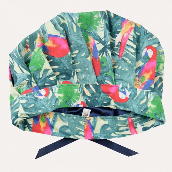 Bonnet de nuit réglable satin coton boucles crépus cheveux frisés curly nights pétale