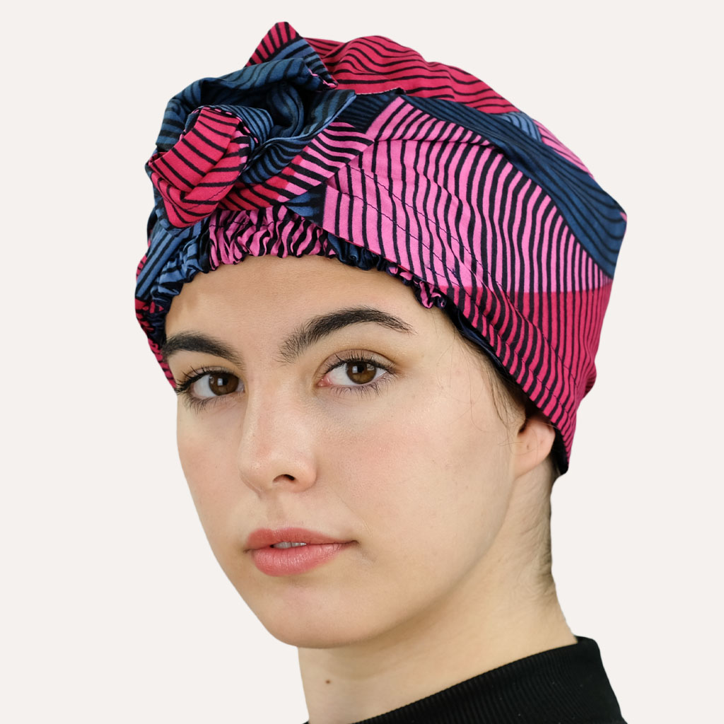 turban foulard satin curly nights VALENTINE