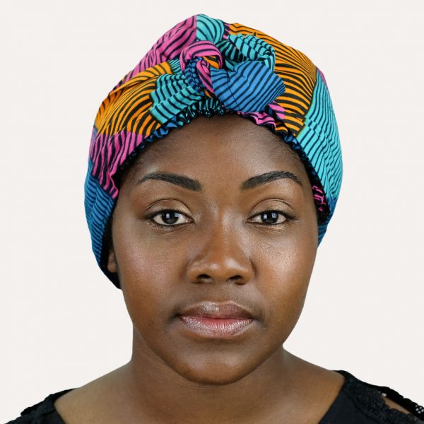 satin turban foulard curly nights ARLEQUIN