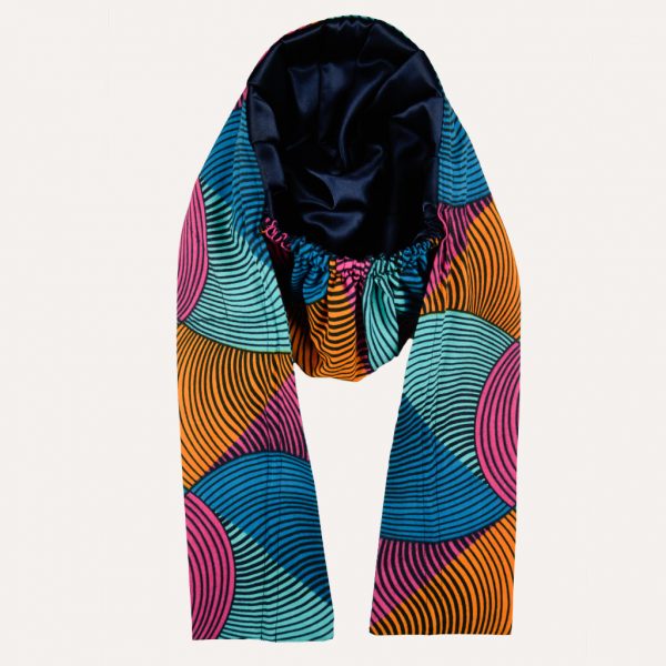 satin turban foulard curly nights ARLEQUIN