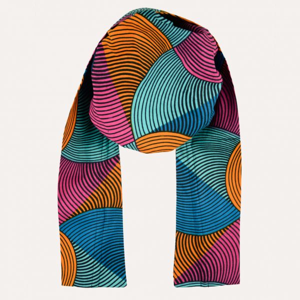satin turban foulard curly nights ARLEQUIN