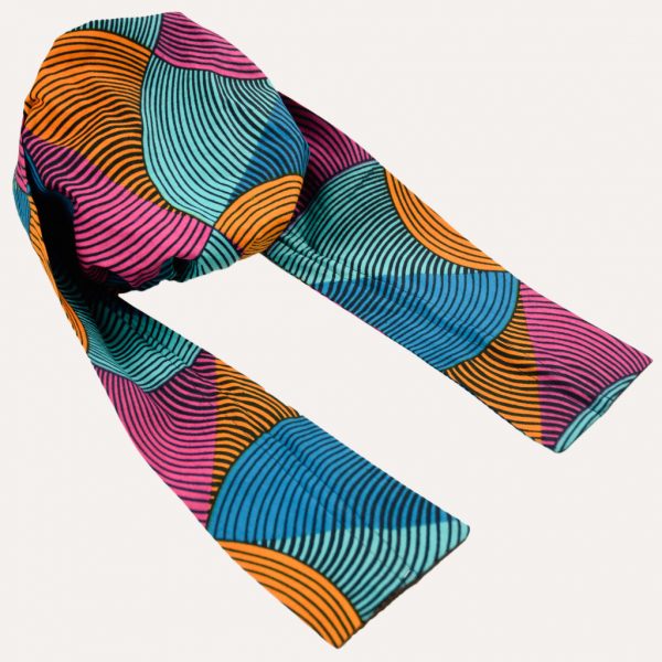 satin turban foulard curly nights ARLEQUIN