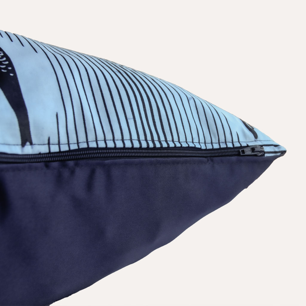 taie d'oreiller wax satin réversible curly nights ENVOL